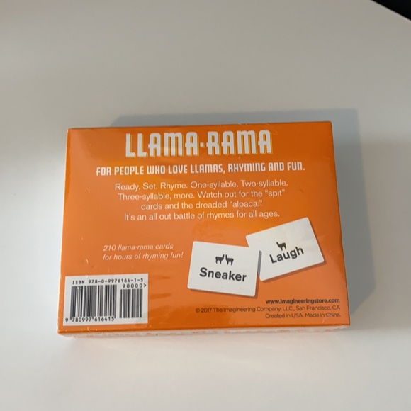 Llama Rama THE FAST-ACTION, FUN-FILLED RHYMING GAME - Picture 3 of 8